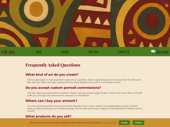 faq screenshot