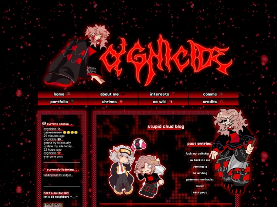 blog screenshot