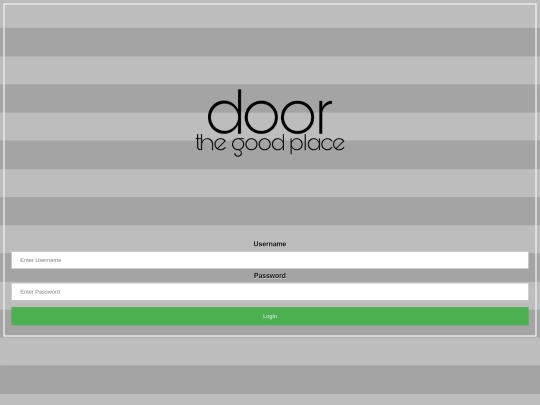 login screenshot
