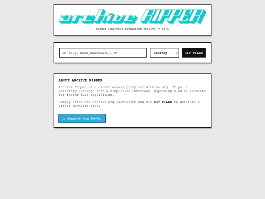 archiveripper screenshot