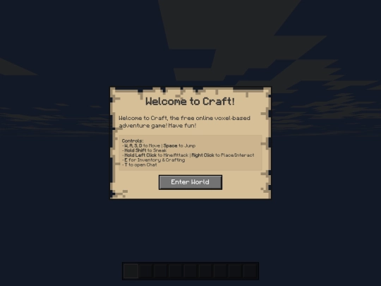 craft/test screenshot