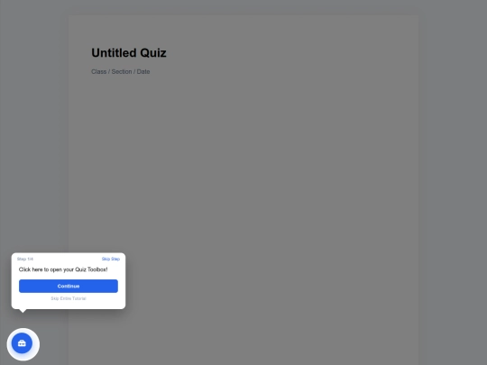 skool/quiz screenshot