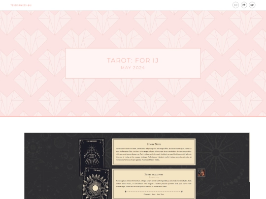 joey/May 2024 - Tarot - IJ screenshot