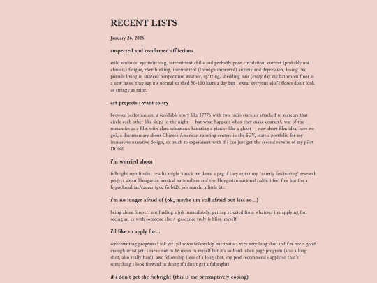 posts/2026-01-26-RECENT-LISTS screenshot