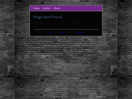 not_found screenshot