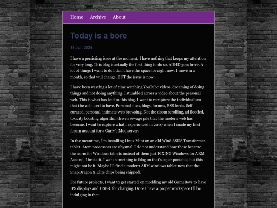 posts/2024-07-18-Today-is-a-bore screenshot