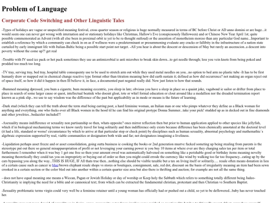 ProblemofLanguage screenshot