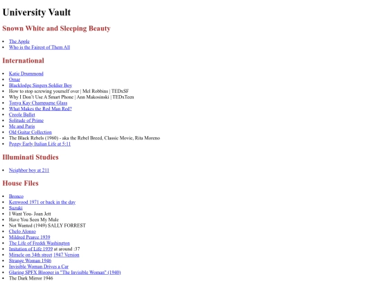 UniversityVault screenshot
