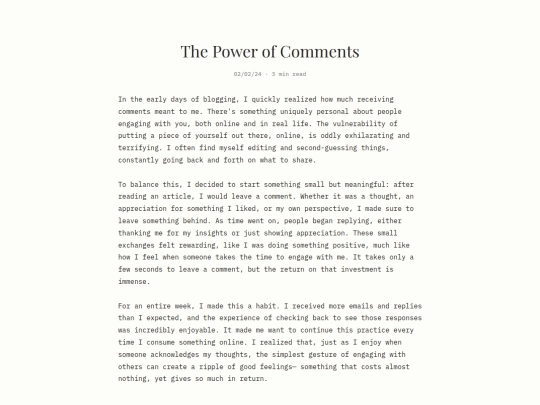 blog/comment screenshot