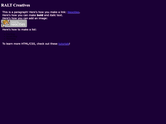 index screenshot