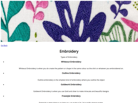 Embroidery screenshot