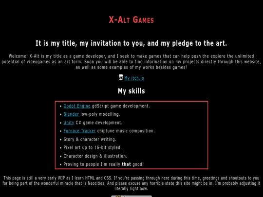 index screenshot