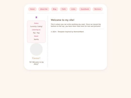 blog screenshot