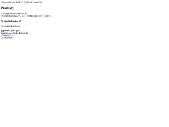 sklep/templates screenshot