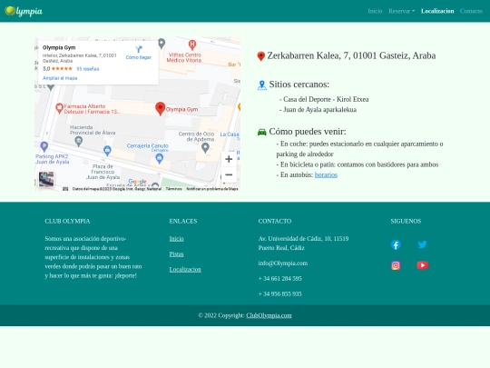localizacion screenshot