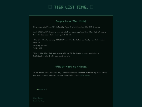 Battlegrounds/HeroTierList screenshot