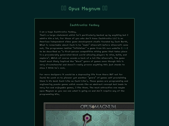 OpusMagnum screenshot