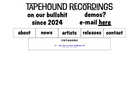 releases screenshot