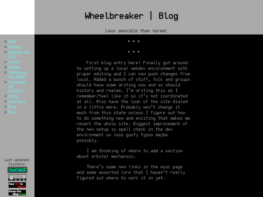blog screenshot