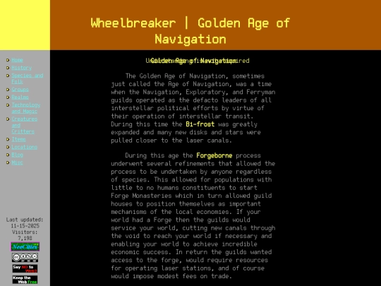 history/gld screenshot