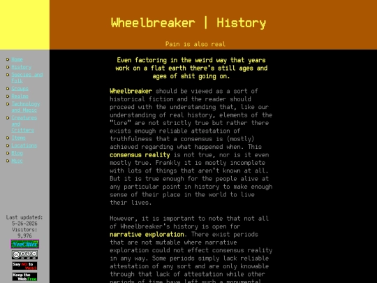 history screenshot