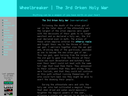 history/ork screenshot