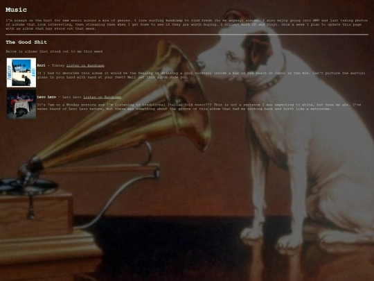 music screenshot