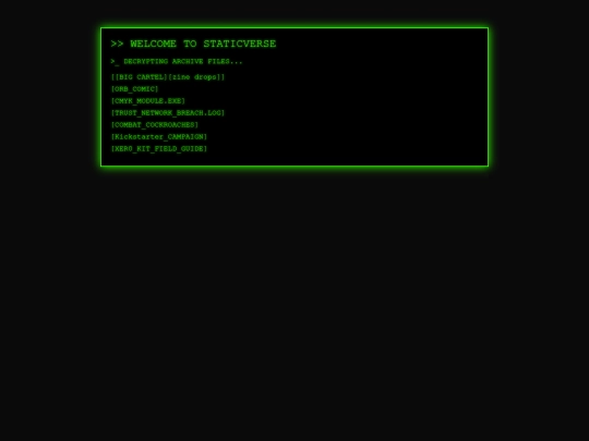 STATICVERSE screenshot