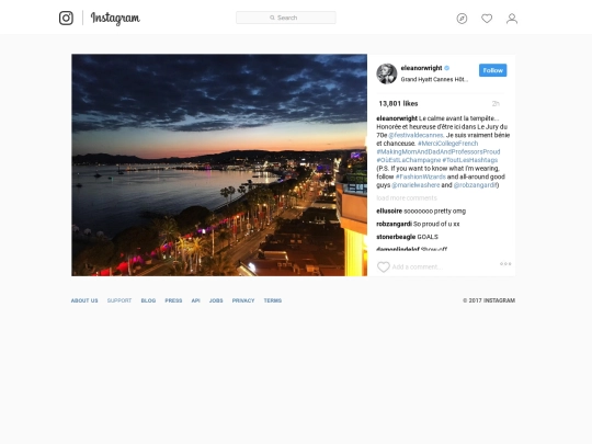 instagram/cannes screenshot