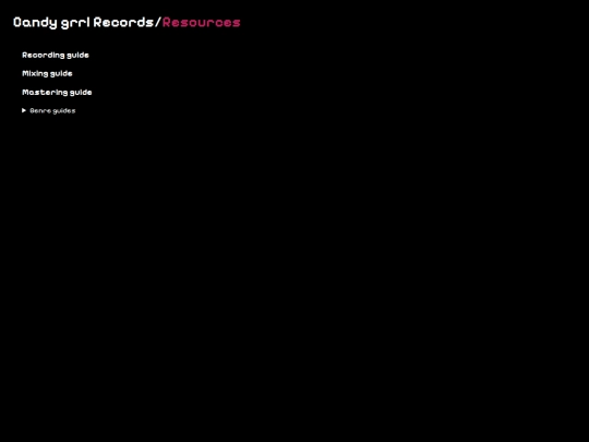 resources screenshot
