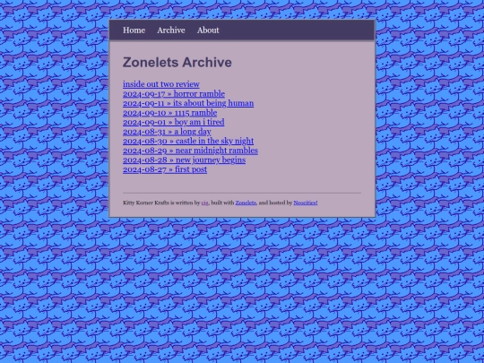 archive screenshot