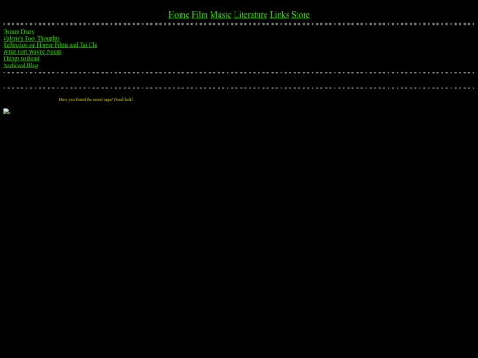 Writing screenshot