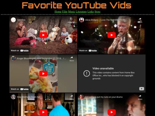 Youtube screenshot