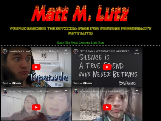 YoutubePersonalityMattLutz screenshot