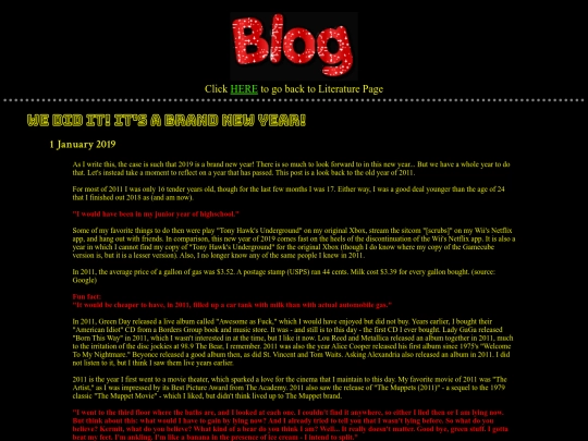 blog screenshot