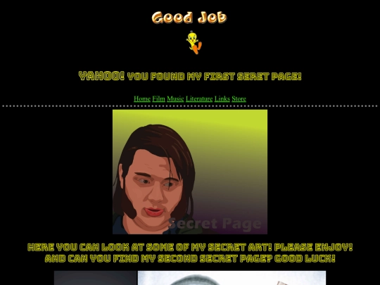 secretpage1 screenshot