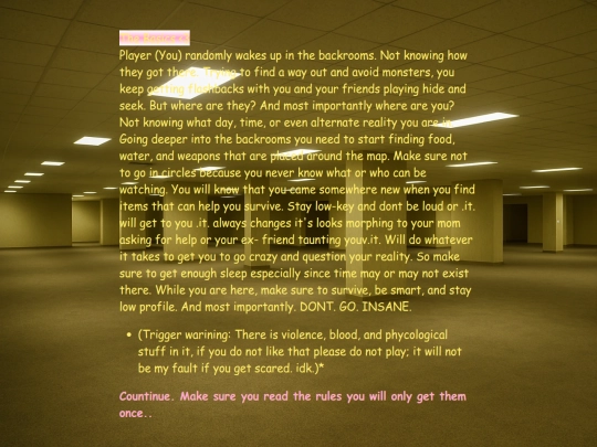 josephine/Backrooms screenshot