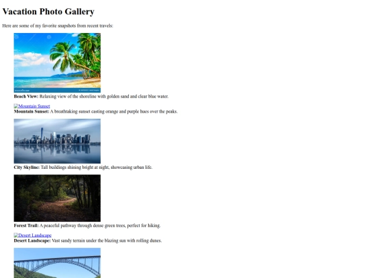 photogallery screenshot