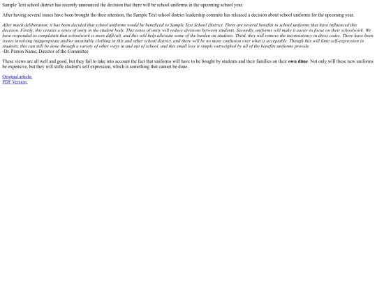 SchoolUniforms screenshot