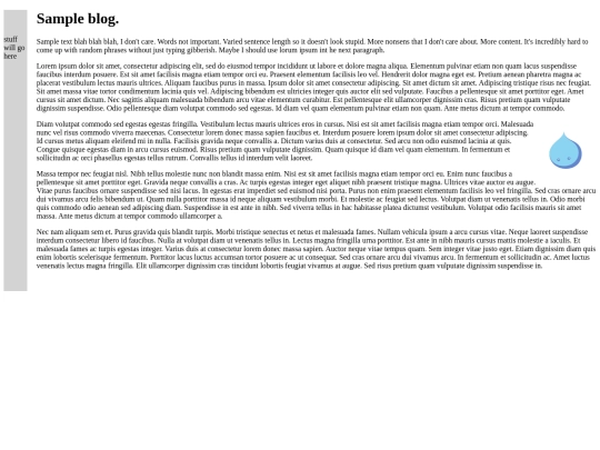 responsive-blog screenshot