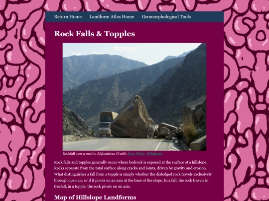 Geomorphology/fallstopples screenshot