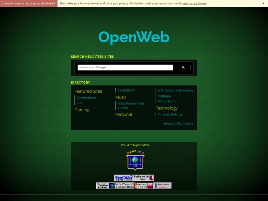 index screenshot
