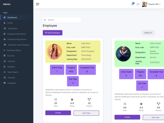 Adminpage/pages-blank screenshot