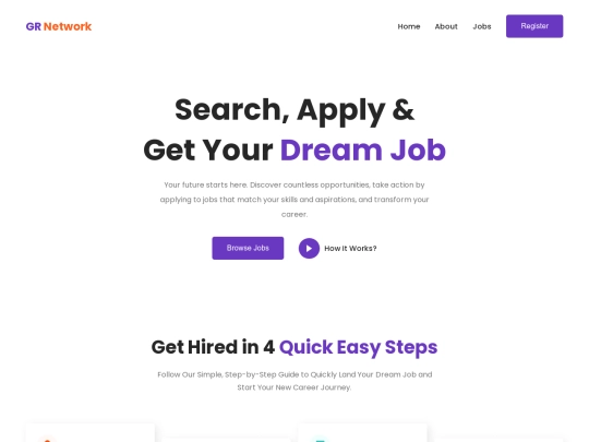 Careers page with Apply for joboff campus details screenshot