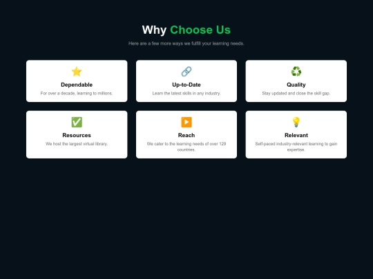 Categories screenshot