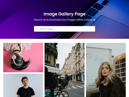 Company Gallery page screenshot
