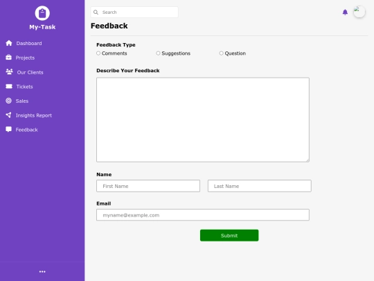 Employee_Page/Feedback screenshot