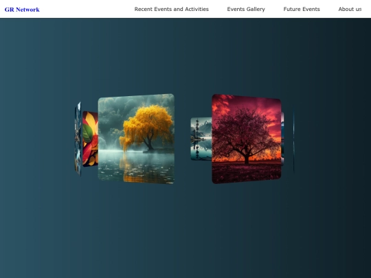 Events page screenshot