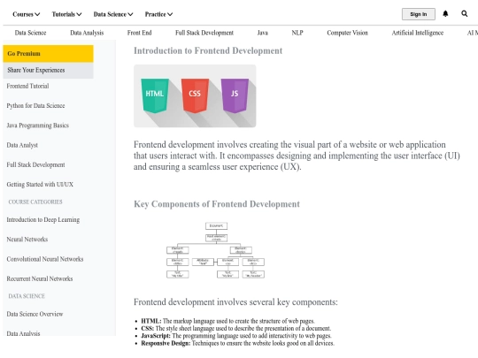 navbar/frontend screenshot