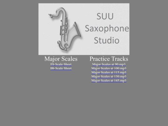 Saxophone/Scales screenshot